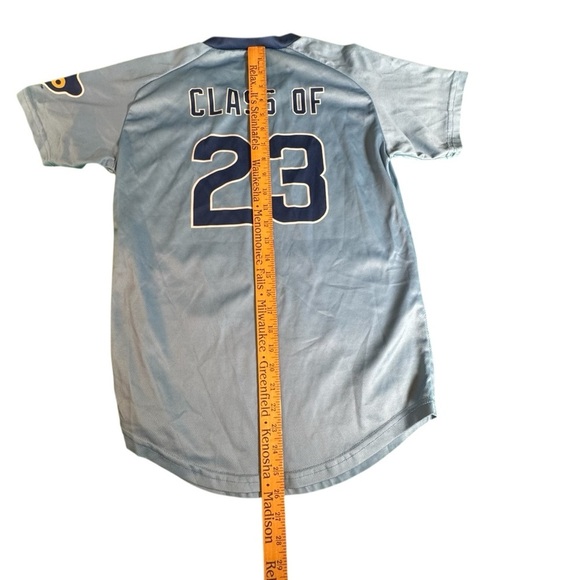 Chicago Class of 23 Jersey Shirt Adult Small Blue Baseball Style Tee Graduation - Picture 8 of 9